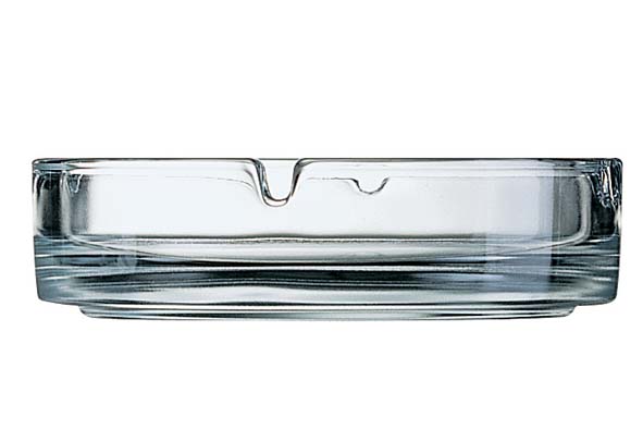 Cendrier transparent 8,5cm - 6pces